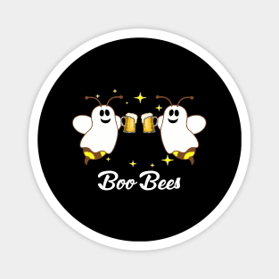 Beer Lover - Funny Beer Boo Bees Couples Halloween Magnet